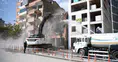 Yeşilyurt'ta Tehlike Saçan Metruk Bina Kontrollü Olarak Yıkıldı