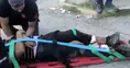 Darende'de Otomobilin Çarptığı Motosiklet Sürücüsü Yaralandı