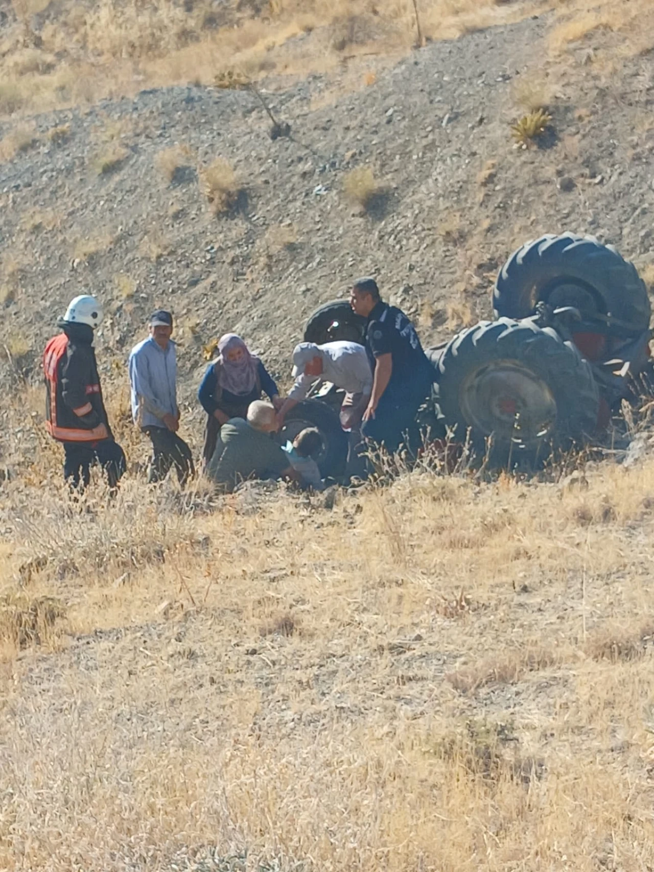 Battalgazi'de meydana gelen traktör kazasında 1 kişi yaralandı!