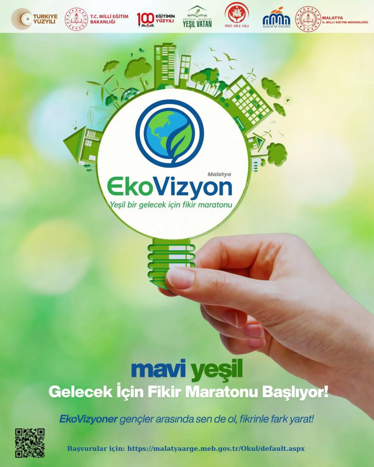 Malatya Ekovizyon: Yeşil Bir Gelecek İçin Fikir Maratonu Başlıyor