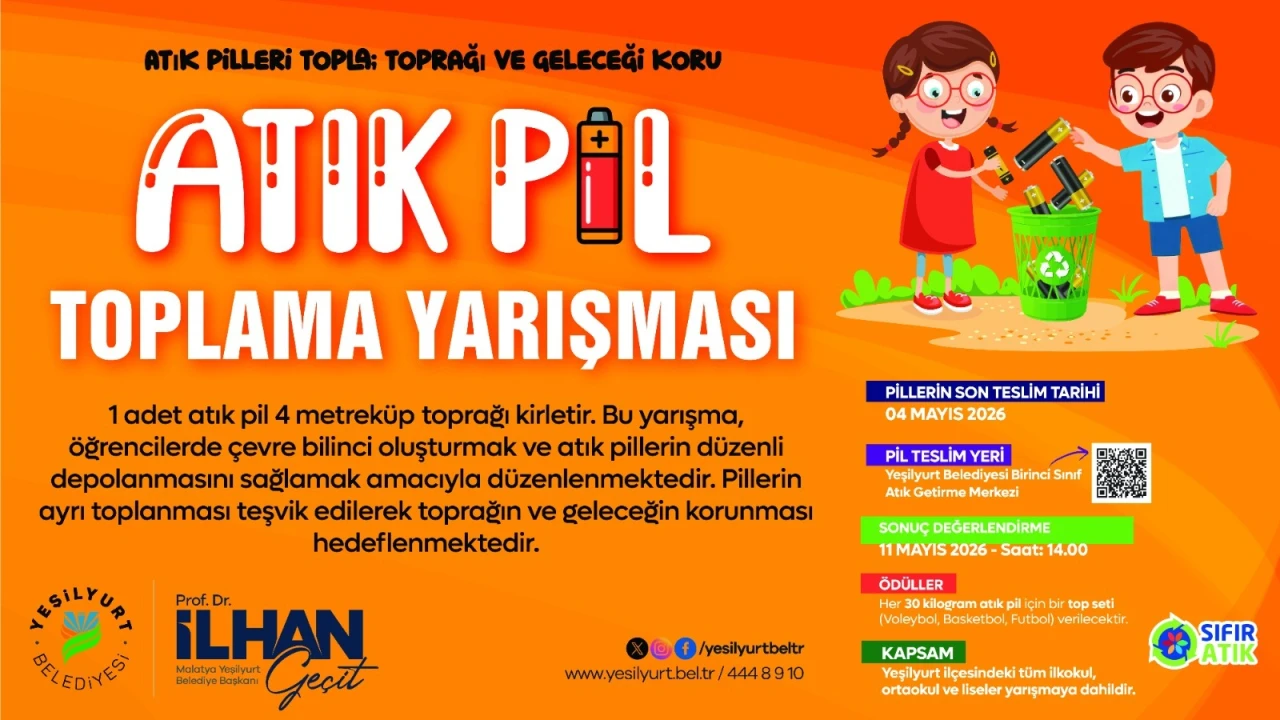 Yeşilyurt Belediyesi, çevre koruma projeleriyle farkındalık yaratıyor.