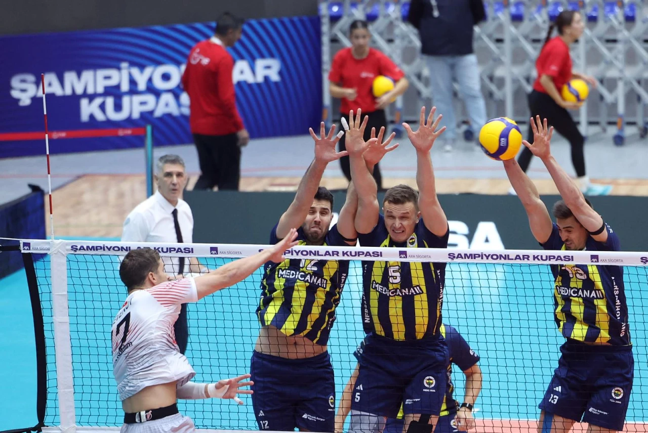 Ziraat Bankkart - Fenerbahçe Medicana 3-1 Şampiyonlar Kupası Şampiyonu