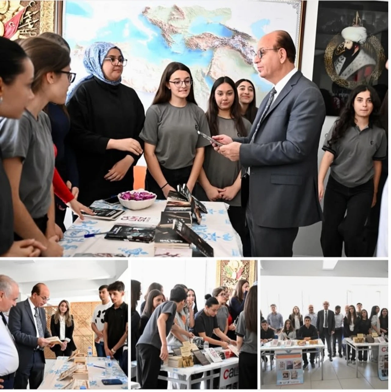 Cumhuriyet Anadolu Lisesi Öğrencileri Kitap Tutkusunu Kutluyor