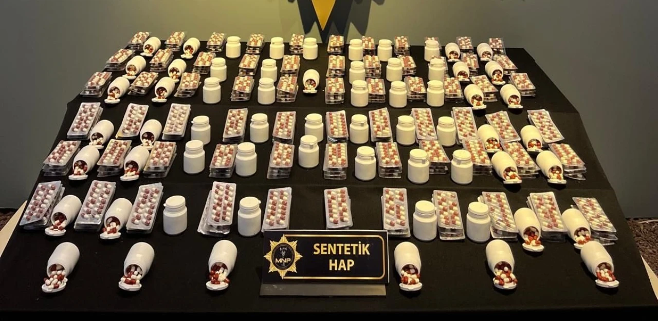 Malatya’da Narkotik Operasyonunda 7 Bin 881 Sentetik Ecza Yakalandı