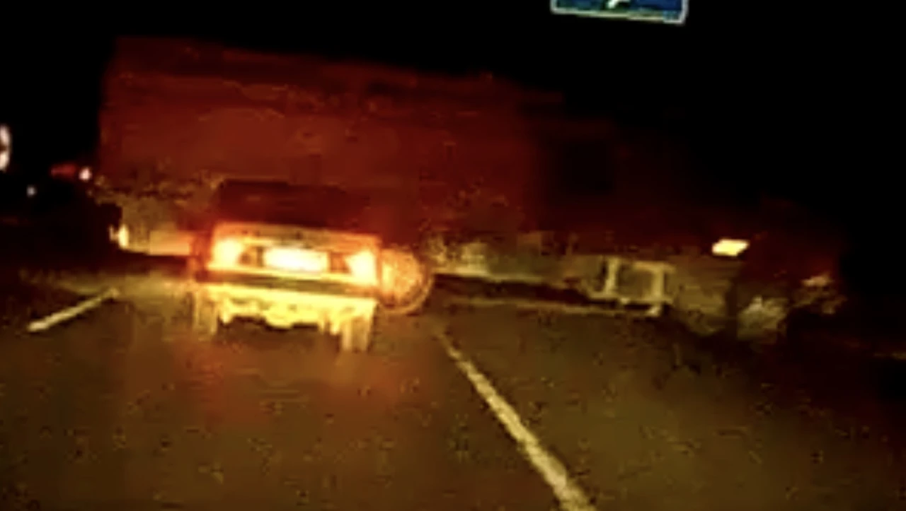 Malatya-Sivas Yolundaki Kazanın Görüntüleri Ortaya Çıktı