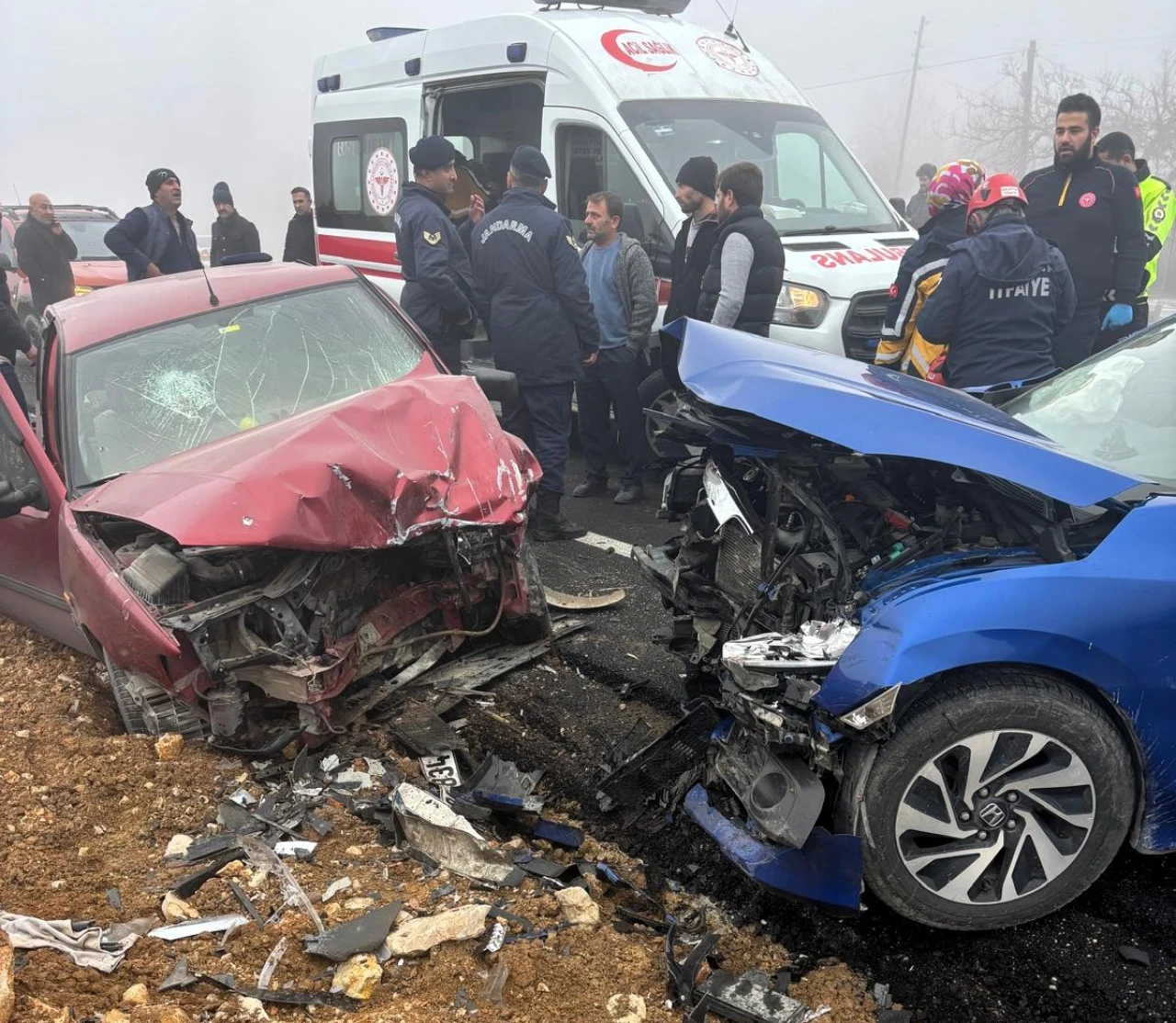 Akçadağ'da Meydana Gelen Trafik Kazasında 5 Kişi Yaralandı