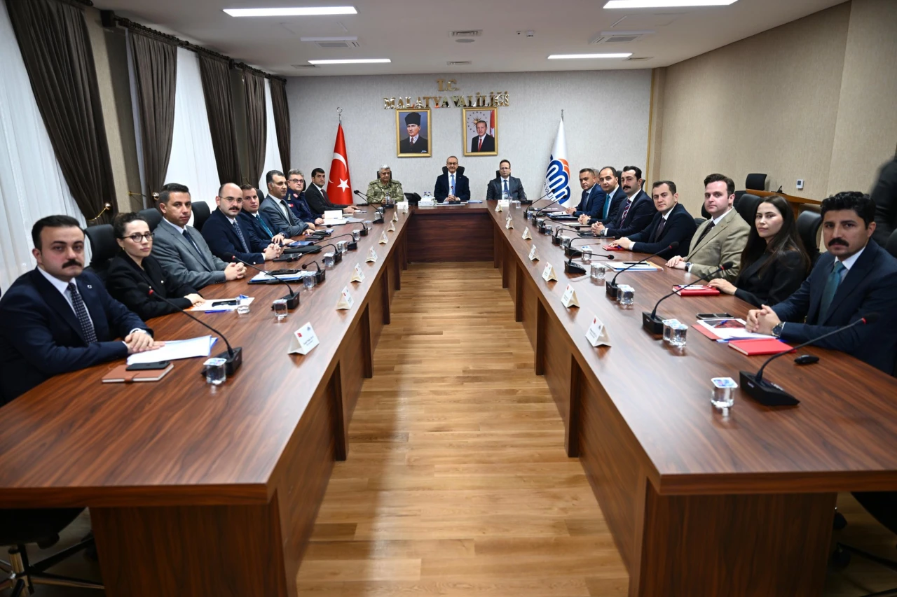 Vali Seddar Yavuz Başkanlığında İl Güvenlik Toplantısı Yapıldı