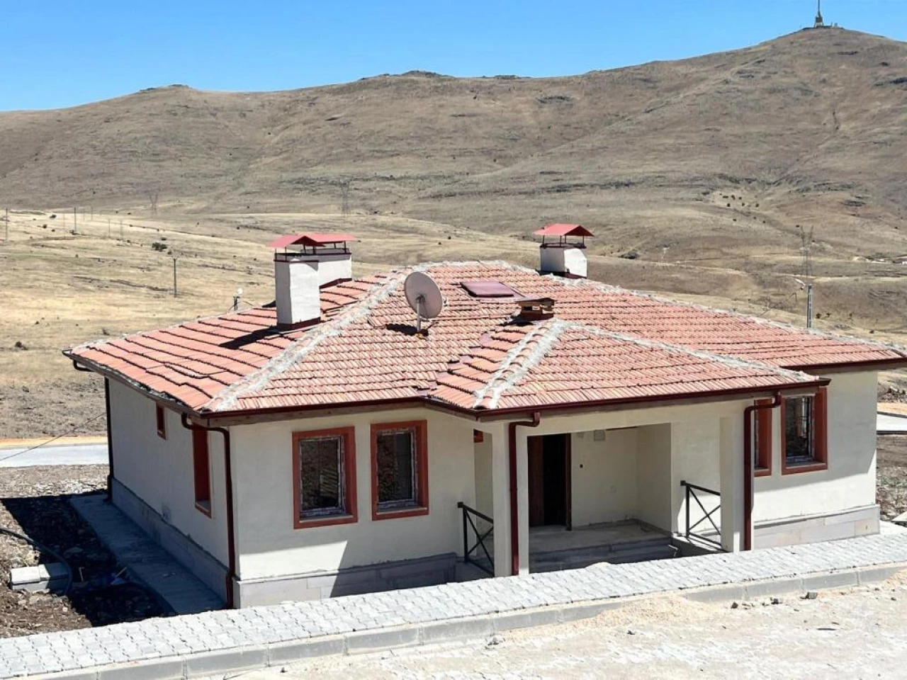 Akçadağ Kozluca'da deprem konutlarında sona doğru