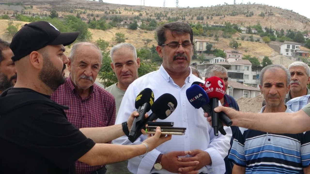 Malatya’da beton santrali tepkisi