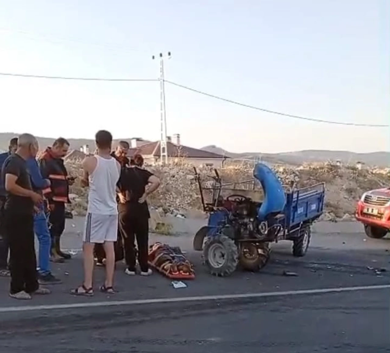Malatya'da otomobil ile çapa motoru çarpıştı: 4 yaralı