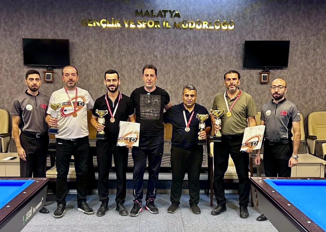 Malatya 3. Bant Bilardo İl Seçmeleri Başarılı Şekilde Tamamlandı