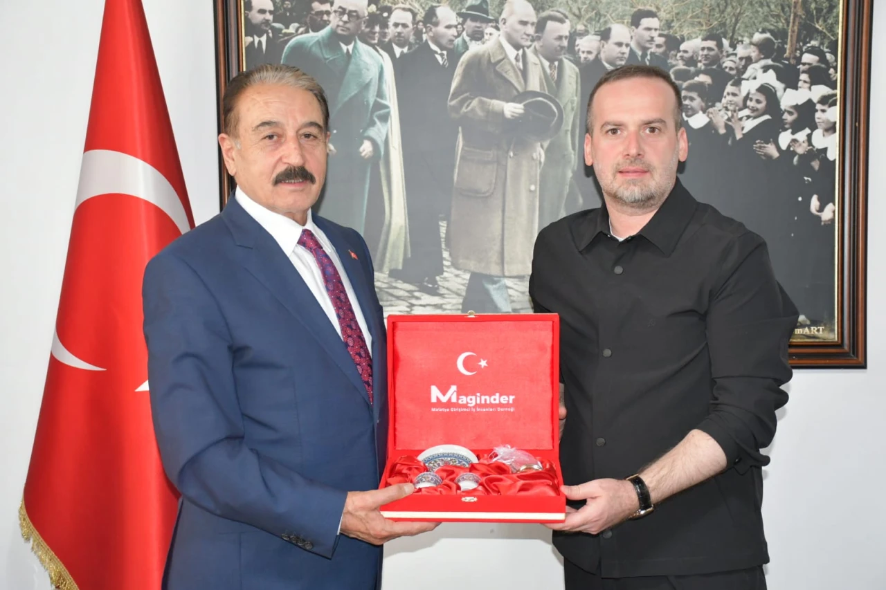 MAGİNDER’ den MESOB Başkanı Keskin’e Ahilik Haftası Kutlama Ziyareti