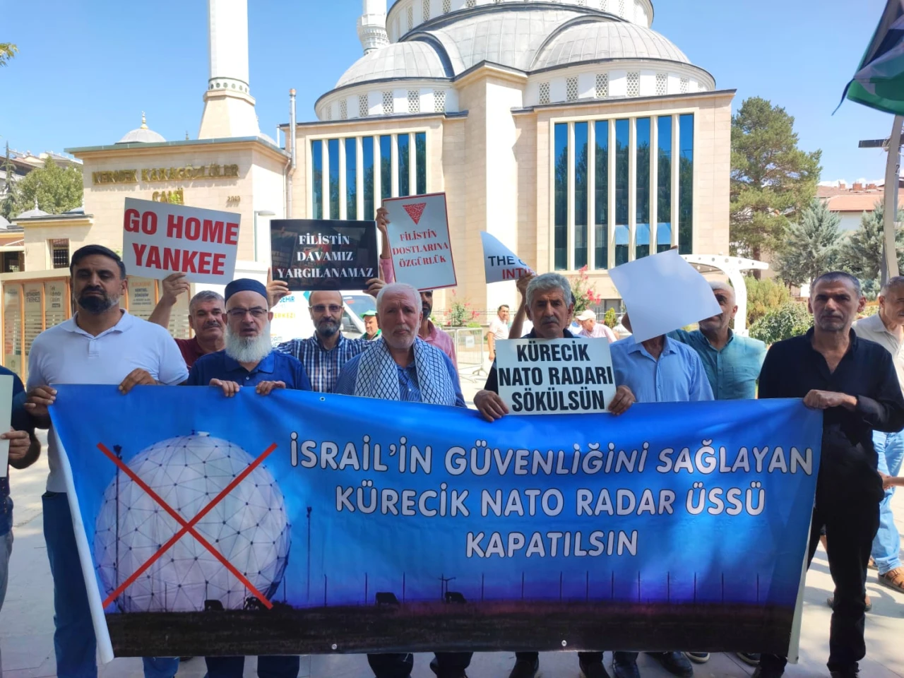 Malatya'da Kürecik Üssü ve İsrail politikalarına tepki