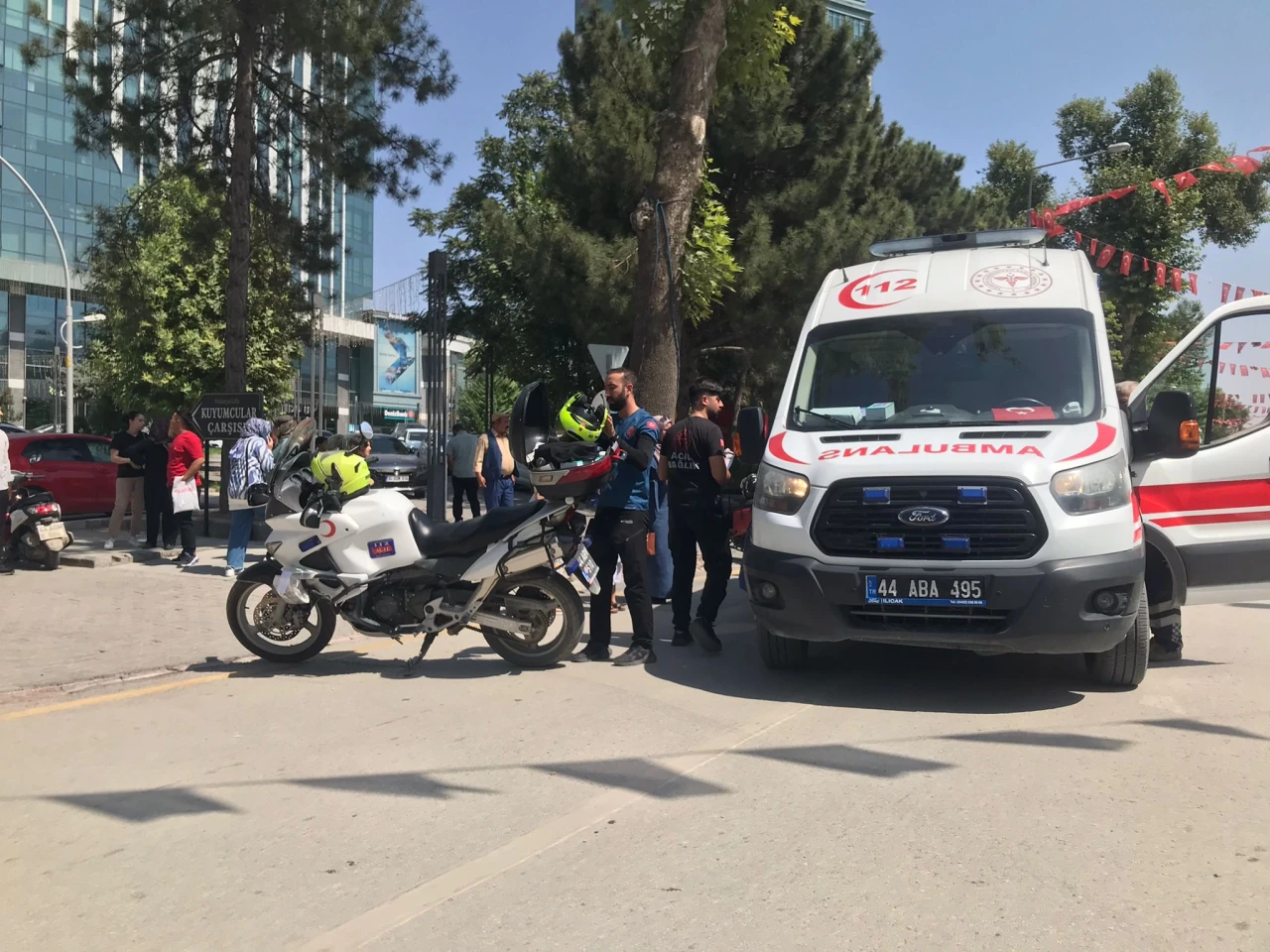 Malatya’da motosiklet kazası: 1 yaralı