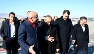 Bakan Kurum, Çalışmaları yerinde incelemek üzere Malatya'da.