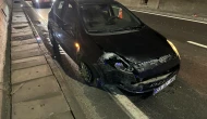 Erkenek tünelinde trafik kazası: 1 yaralı var!