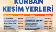 Battalgazi'de Kurban Bayramı için belirlenen kesim yerleri açıklandı.