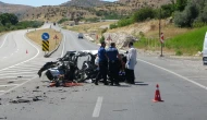 Malatya'da hafriyat kamyonu ile otomobil çarpıştı: 1 ölü, 2 yaralı