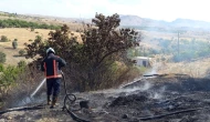 Malatya’da iki ayrı bahçe yangınına itfaiye müdahalesi