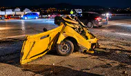 Otomobilin İkiye Bölündüğü Kazada Hayatını Kaybedenler Var