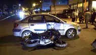 Battalgazi'de Otomobil ile Motosiklet Çarpıştı: 2 Yaralı