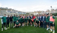 Başkan Er, Finale Giderken Sporcuları Moral İçin Ziyaret Etti
