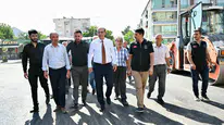 Başkan Geçit'ten Çavuşoğlu'ndaki Asfalt Çalışmalarına İnceleme
