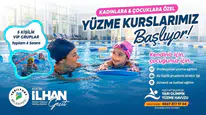 Yeşilyurt Belediyesi'nden Kadın ve Çocuklara Yüzme Kursu