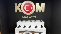 Malatya’da Ruhsatsız Silah Operasyonu: 12 Tabanca Yakalandı