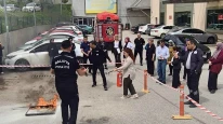 Yeşilyurt Hastanesi Personeline Yangın Eğitimi Verildi