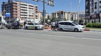 Trafik Kazasında Sivil Ekip Aracı ile Motosiklet Çarpıştı