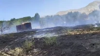 Darende'de Meydana Gelen Yangın Hasara Yol Açtı...