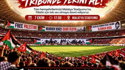 Yeşilyurtspor- Siirt Spor Maçında Gazze'ye Destek Mesajı Verilecek