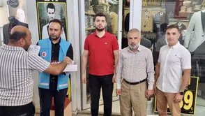 Müftülükten Geçici Ticaret Merkezi Esnafına Mevlid Ziyareti
