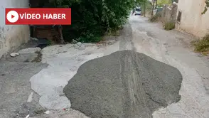 Yeşilyurt’ta Yola Dökülen Beton Tepki Çekti!