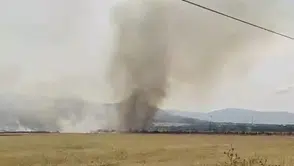 Yeşilyurt Belediyesi AR-GE Sahasında Korkutan Yangın