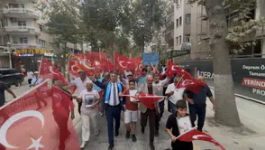 İYİ Parti Malatya Teşkilatından Kernek'te Bayrak Yürüyüşü