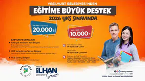 Yeşilyurt Belediyesi'nden YKS Şampiyonlarına 20 Bin TL Ödül