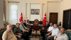 Başkan Cengiz, Kaymakam Bayguş’u Makamında Ziyaret Etti