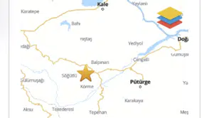 Malatya'nın Pütürge İlçesinde 3,2 Büyüklüğünde Deprem