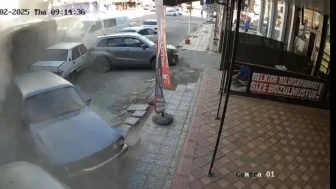 Malatya’daki Feci Kazanın Güvenlik Kamera Kaydı Ortaya Çıktı