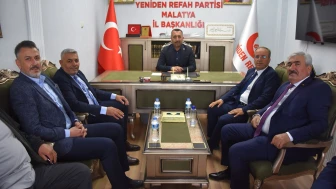 Yeniden Refah Partisi ve Malatya TSO’dan Ekonomik İş Birliği Görüşmesi
