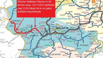 Gürün–Darende Karayolu Yoğun Kar Yağışı Sonrası Yeniden Açıldı