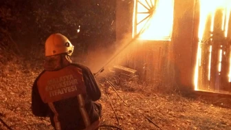 Hekimhan'da Çıkan Baraka Yangını Paniğe Neden Oldu