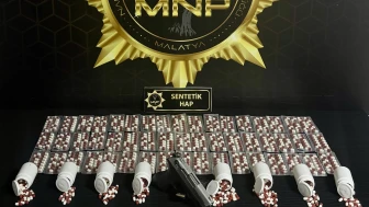 Malatya'da Torbacıya Suçüstü: Binlerce Hap ve Silah Ele Geçirildi