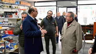 Başkan Geçit Özsan Sanayi Sitesi Esnafının Taleplerini Dinledi