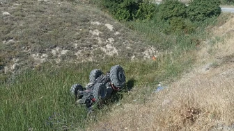 Malatya’da traktör şarampole yuvarlandı: 1 ölü