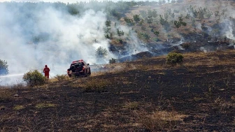 Doğanyol’da yine orman yangını başladı