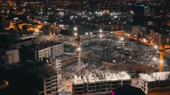 Malatya’da inşaat mesaisi gece gündüz sürüyor