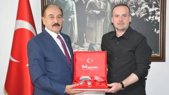 MAGİNDER’ den MESOB Başkanı Keskin’e Ahilik Haftası Kutlama Ziyareti
